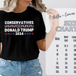 Camiseta, sudadera y camiseta sin mangas Trump 2024: ropa patriótica para las elecciones imagen 6
