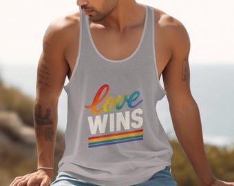 Love Wins T Shirt, LGBTQ Pride, Rainbow Shirt, Equality Shirt, Love is Love, Gay Pride Apparel, Human Rights T-Shirt, Pride Month Tee