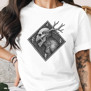 Leshy T-Shirt,Sweatshirt,Tank Top,Forest Spirit Shirt,Slavic Mythology Gift,Pagan Symbol,Wiccan Clothing,Heathen Style,Occult Design