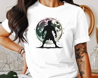 Camiseta Moonlit Warrior: camiseta gráfica de fitness, sudadera y camiseta sin mangas