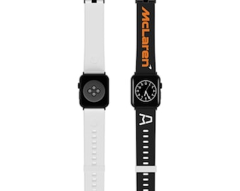 McLaren Indycar Apple Watch Band, TPU Racing Sport Strap