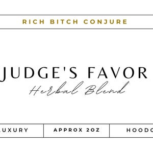 Court Case Judge&#39;s Favor Hoodoo Herbal Blend Justice Victory Overcome Obstacles Spells Candle Magic Mojo Bag Spiritual Bath