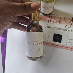 Rich Bitch Conjure&#39;s Come To Me Oil | Call Me Now | Magnetism Attraction Ven A Mi Passion | Do As I Say Honey Love Magick Spells