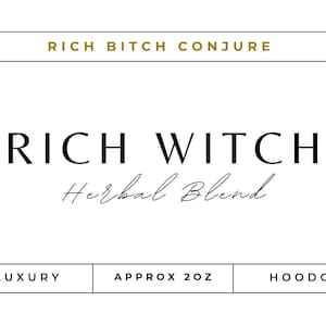 Rich Witch Intuitive Hoodoo Herbal Blend Truth Spell Intense Strong Intuition Psychic Candle Magic Mojo Bag Spiritual Bath Tarot Readers