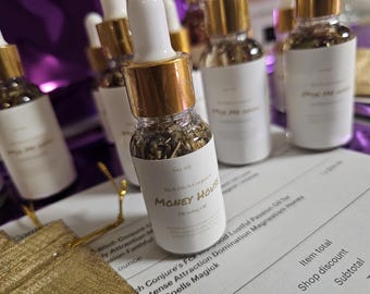 Rich Bitch Conjure Money House Blessings Oil Prosperity Money Drawing Manifestation Abundance Wealth Luck Spell Candle Magick Hoodoo Witches