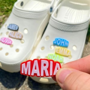 Custom Name Clog Charms for Adults & Kids Crocs | Personalized 3D Printed Shoe Decorations