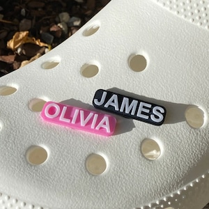 Custom Name Clog Charms for Adults & Kids Crocs | Personalized 3D Printed Shoe Decorations