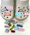 Custom Name Clog Charms for Adults and Kids Crocs | Personalized 3D Printed Shoe Decoration product logo