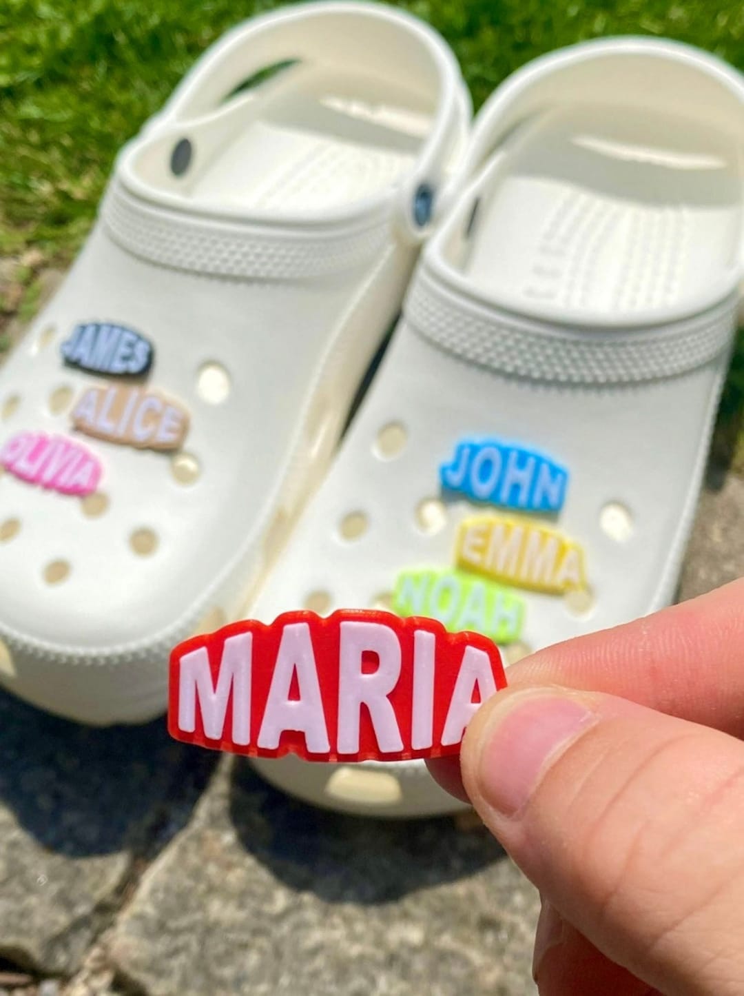 Custom Name Clog Charms for Adults & Kids Crocs | Personalized 3D ...