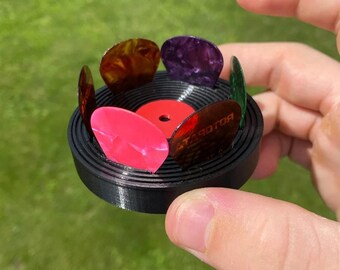 Guitar pick and plectrum holder display