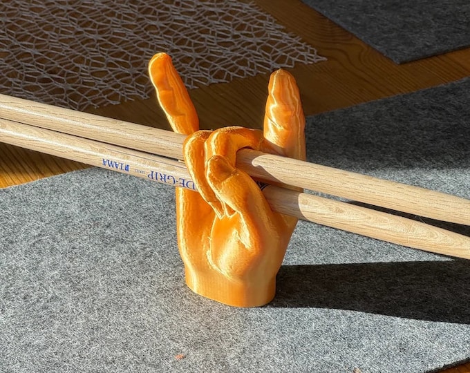 Drumstick Holder Hand Display - 3 Styles | 3D Printed Decoration