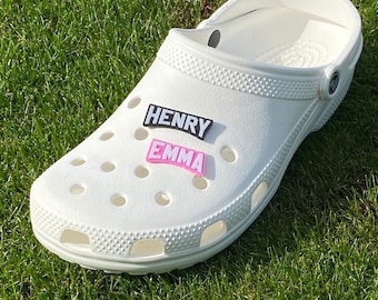 Custom Name Clog Charms for Adults & Kids Crocs | Personalized 3D Printed Shoe Decorations