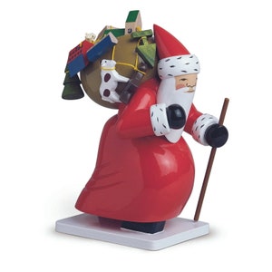Erzgebirge Germany Large 6&quot; Wendt and Kühn Wooden Santa Christmas Figure Decoration
