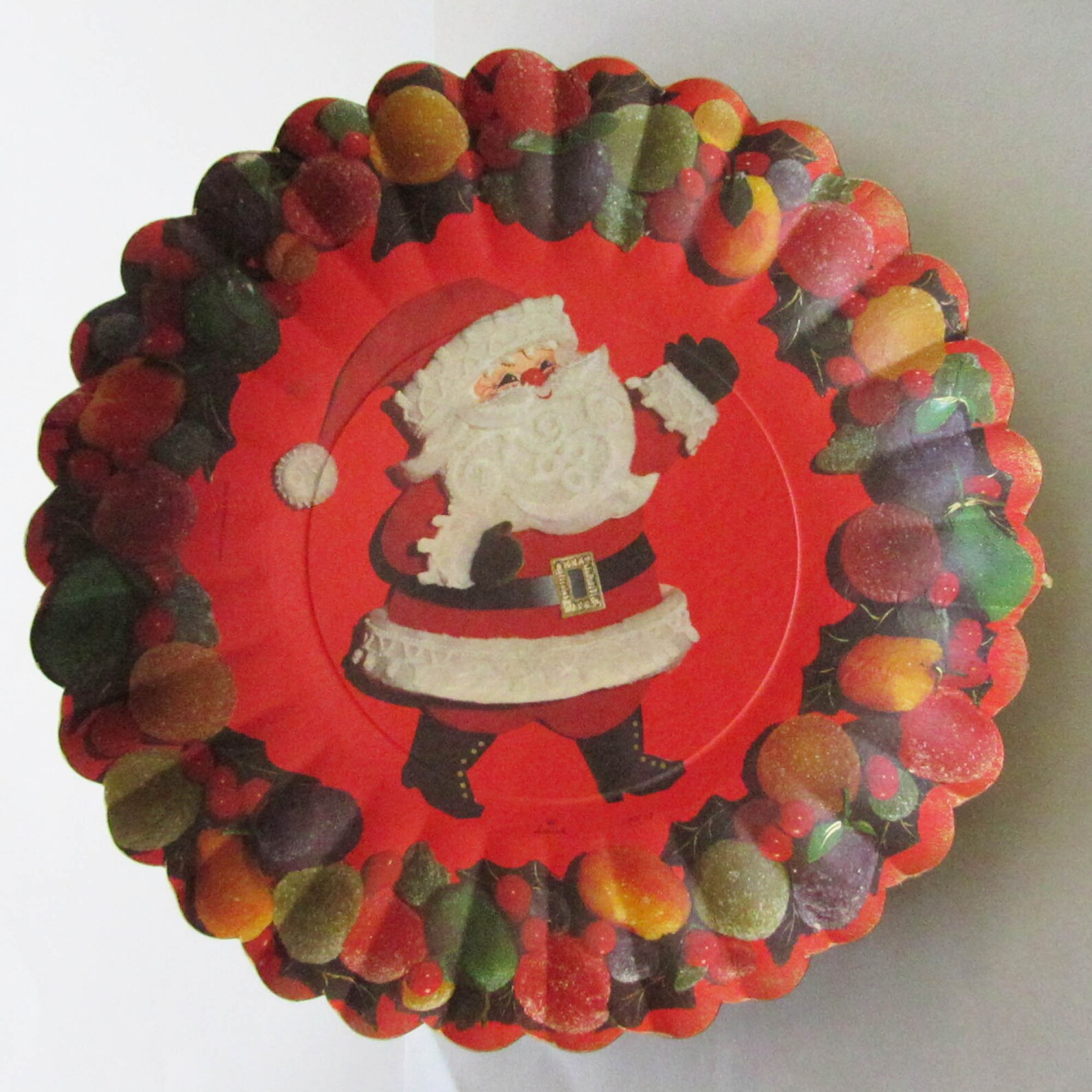 Vintage Paper Bowl West Germany Hallmark Christmas Cookie Etsy.de