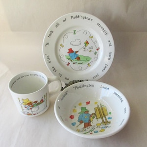 Paddington Bear Plate Set - Etsy