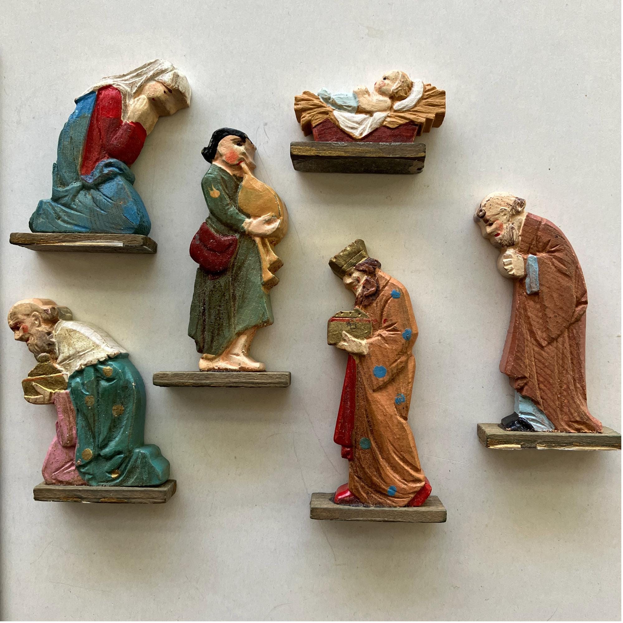Anri Wood Figures - Etsy