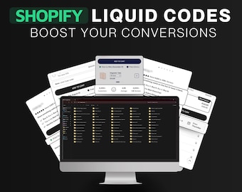 Shopify Liquidコードスニペット：カスタマイズ可能なEコマースコンバージョンブースト（デジタルダウンロード）