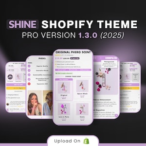 Shine Pro 1.3.0, Shopify Ultimate Theme, Fully Customizable, SEO Optimized, Responsive Theme, Upsells, Features, Top Performing Theme 2024