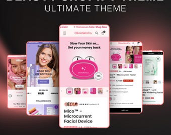 Premium Shopify Theme, Fully Customizable, SEO Optimized, Responsive Theme, Upsells, Features, Top Performing Theme
