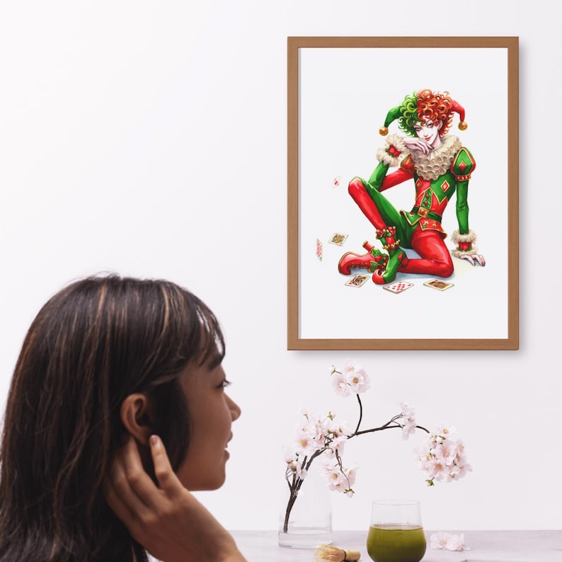 Mischievous Christmas JESTER Clipart PNG 15 Cute Quirky Holiday Comic