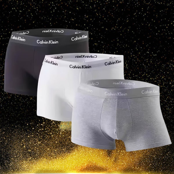 Calvin Klein Boxers Homme, CK Boxers new coton haute élasticité, noir, blanc, rouge boxer,costume trois pièces