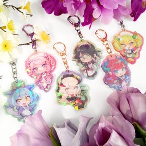 YGO | Drachenmädchen | 2,5 &quot;Reversible holografische klare Charms