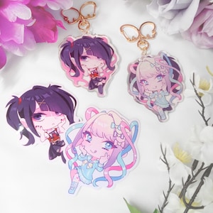 Needy Girl Overdose | 3&quot; Reversible Acrylic Charms & Vinyl Stickers