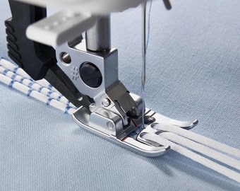 Prensatelas de tres agujeros para máquina de coser PFAFF: accesorio de costura decorativa