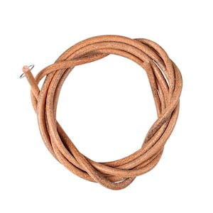 Leather Treadle Belt for Singer Sewing Machine: 72&quot; with Metal Hook