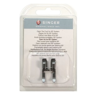 SINGER Open Toe Presser Foot: IEF System Sewing Machine Accessory