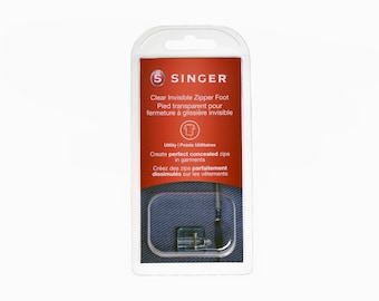 SINGER Invisible Zipper Foot: Sewing Machine Accessory