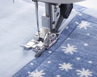 Prensatelas guía derecha de 1/4" PFAFF: Accesorio para máquina de coser con costuras precisas