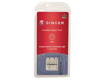 SINGER Invisible Zipper Foot – Sewing Machine Accessory