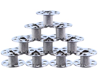 Bobinas metálicas para máquina de coser Bernina (paquete de 10)