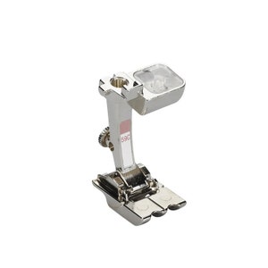 Pied pour machine à coudre Bernina 9 mm - Pied pour cordon double BERNINA 4-6 mm #59C - Pied pour machine à coudre pour couture en parallèle avec cordon double