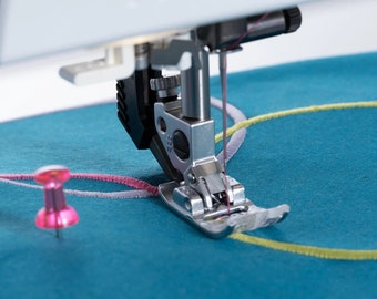 Accesorio para máquina de coser circular PFAFF: aplicaciones y puntadas decorativas