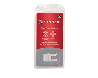 SINGER Clear Open Toe Presser Foot: Appliqué & Decorative Stitching