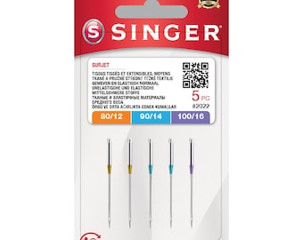 Singer Overlock Needles – Serger Sewing Machine Needles, 5pc