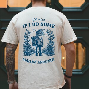 Chemise grenouille drôle pour facteur chemise grenouille vintage facteur grenouille chemise chemise western drôle grenouille T-shirt des années 90 chemise graphique des années 90 esthétique