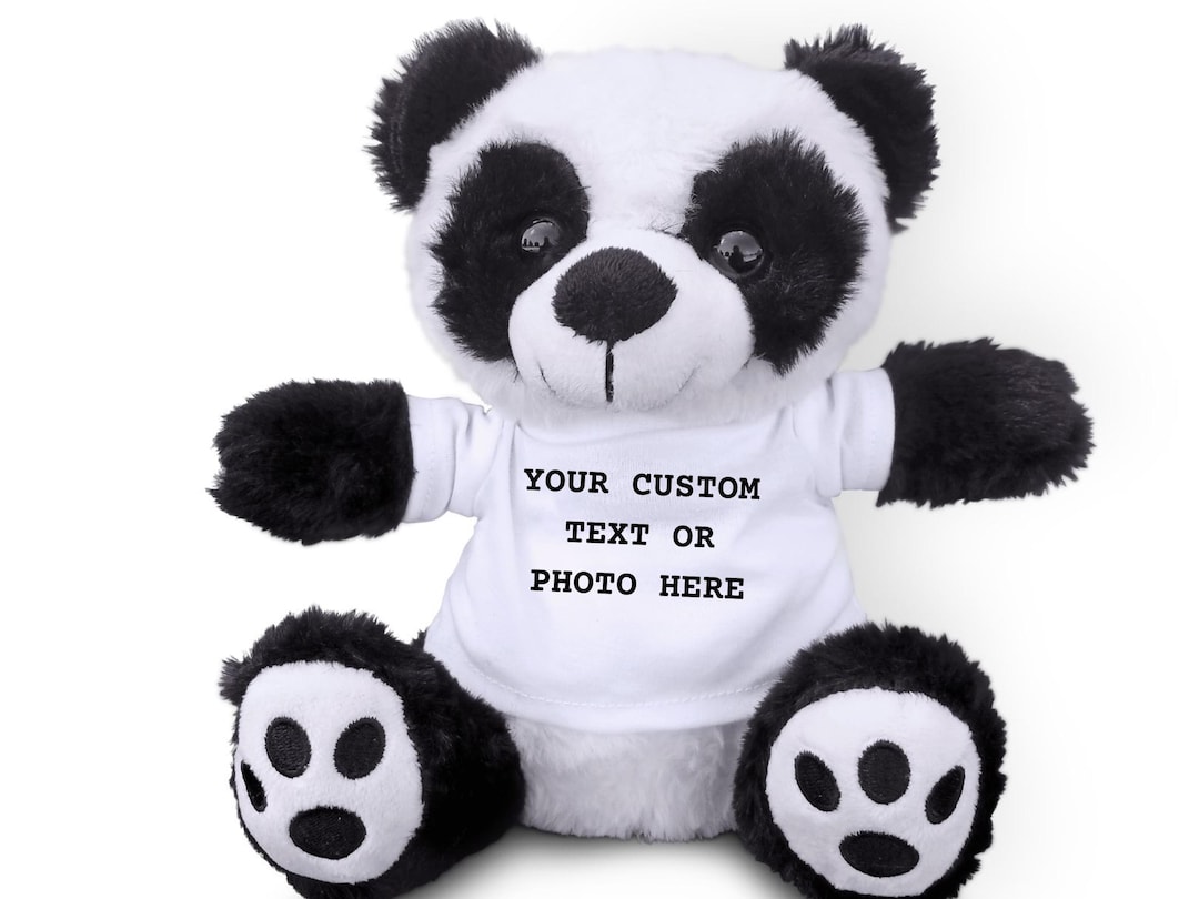 Custom Panda Teddy Bear Plush Stuffed Animal Plush Panda Stuffy With ...