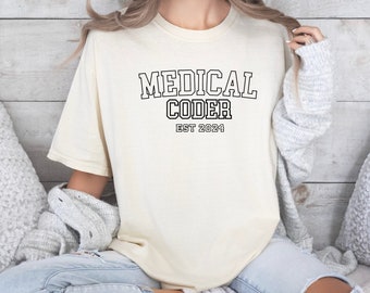 Medical Coder Gift Medical Coder Shirt Funny Medical Coding Shirt Medical Biller Shirt Medical Billing Tee ICD-10 Coding Shirt Coder D35