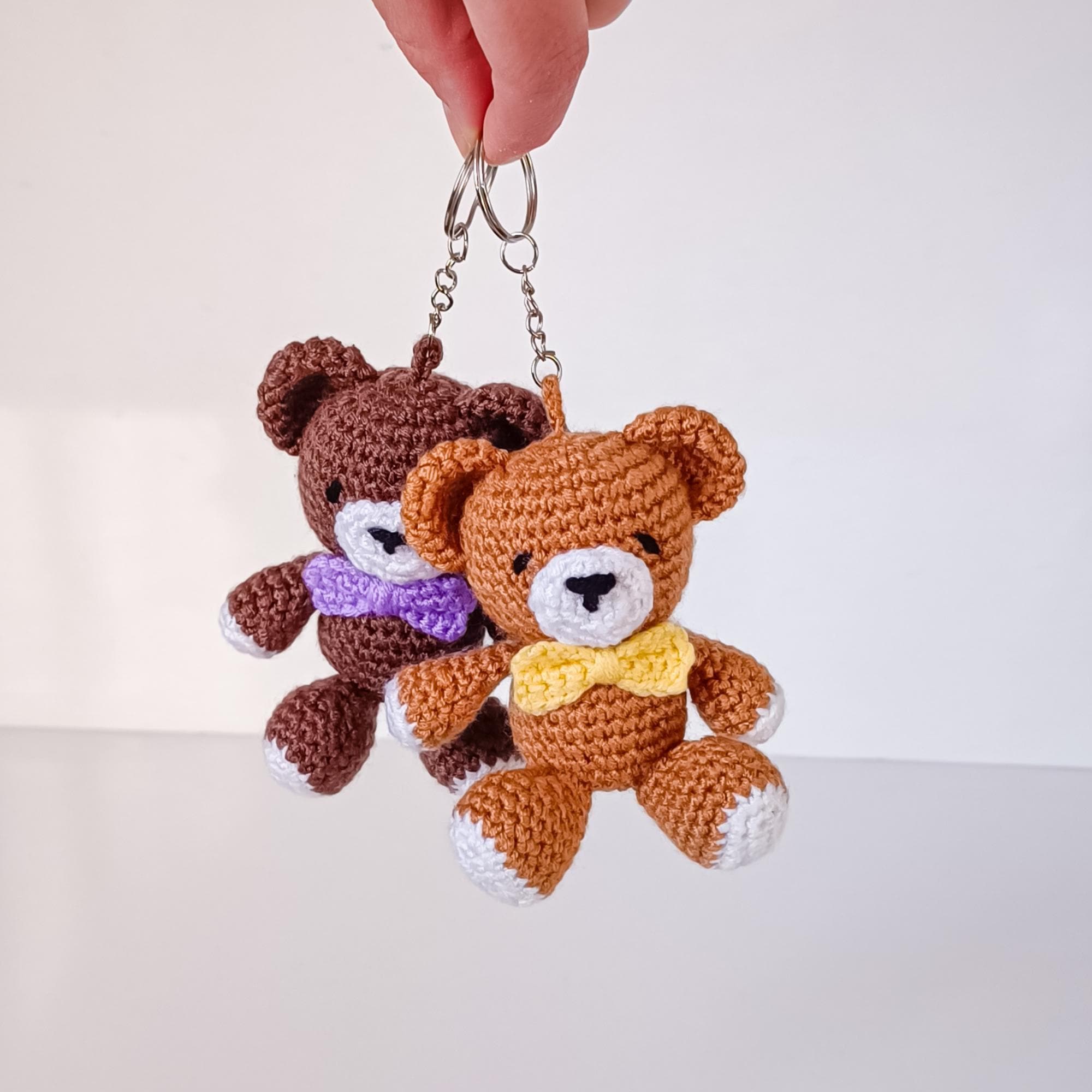 Borbonese Orso Portachiavi Op Naturale/Cuoio - Acquista A Prezzi Outlet