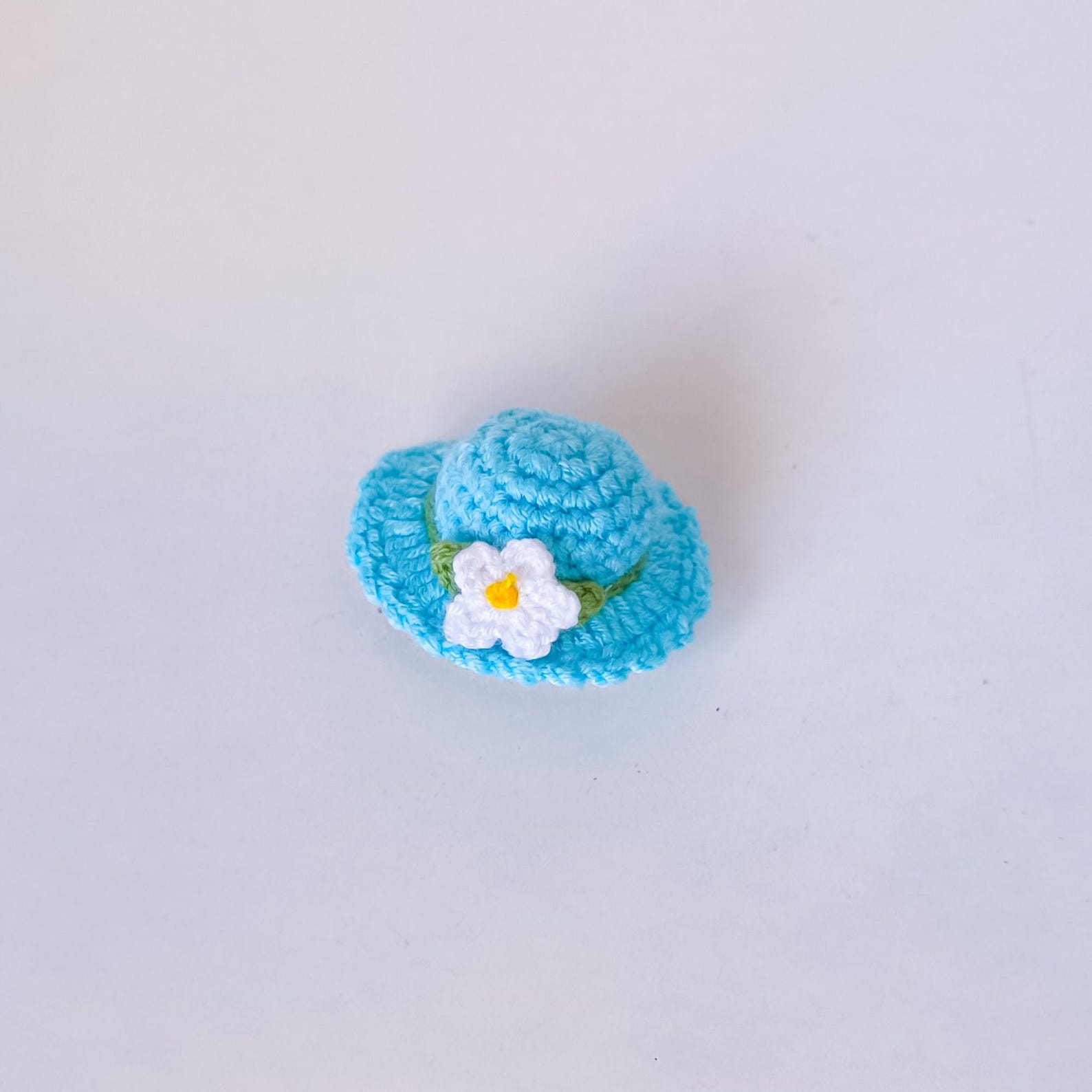 Crochet Flower Hat Hair Clip Pattern: Easy DIY Tutorial (PDF Pattern ...