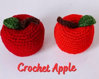 Crochet Apple Pdf Pattern || Eng Pdf || Amigurumi Decorative Apple||