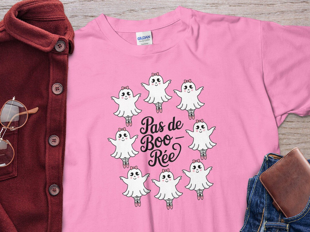 Cute Ghost Pas De Boo Ree Ballet Dance Halloween Shirt, Funny Ballet ...