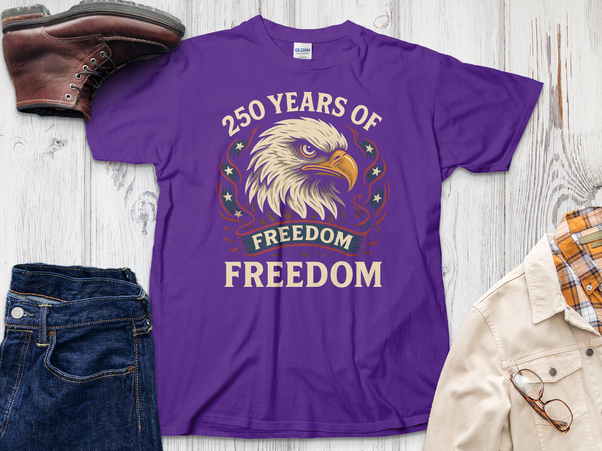 T-Shirt Homme Patriotique Américain - Aigle Pygargue, Coton, Tailles S à 4XL, Neuf Sans Étiquettes