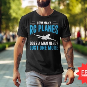 RC Plane Lover T-Shirt: Funny Aviation Pilot Gift