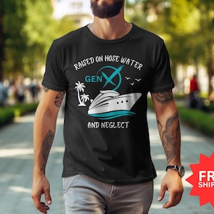 Chemise génération X, chemise génération X, chemise génération X Raise On Horse, eau et négligence, cadeau nostalgique, cadeau génération X, t-shirt unisexe génération X