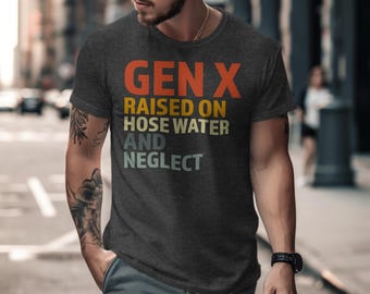 Gen X Shirt Funny Retro 80s 90s Nostalgia T-Shirt Vintage Humor Gift