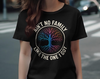 Rainbow Tree of Life Shirt: Family Unity Graphic Tee